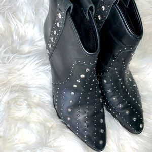 Black Sam Edelman western boots